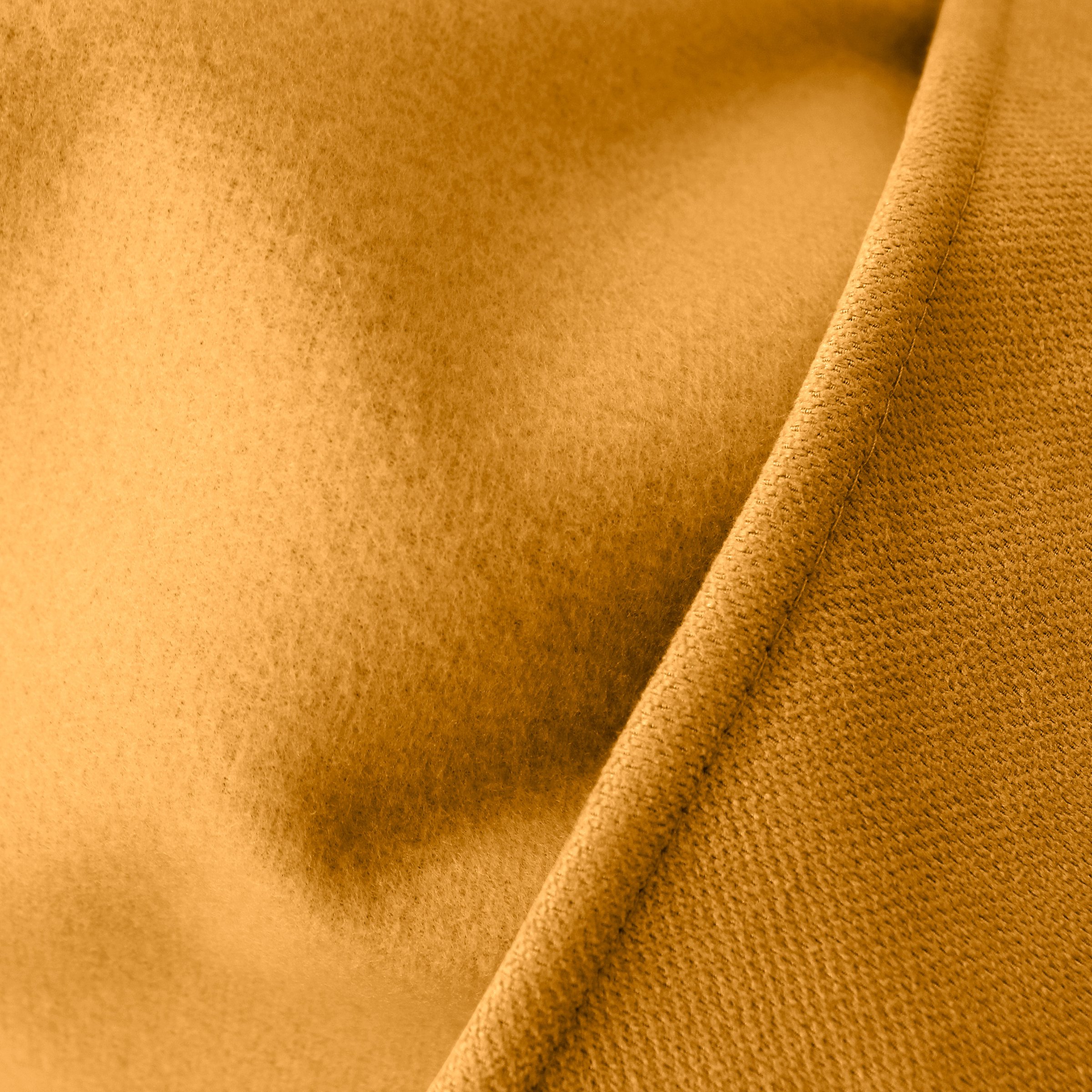 Rideau Obscurcissant Thermique 135 x 240 cm à Œillets Dos Enduit Uni Jaune