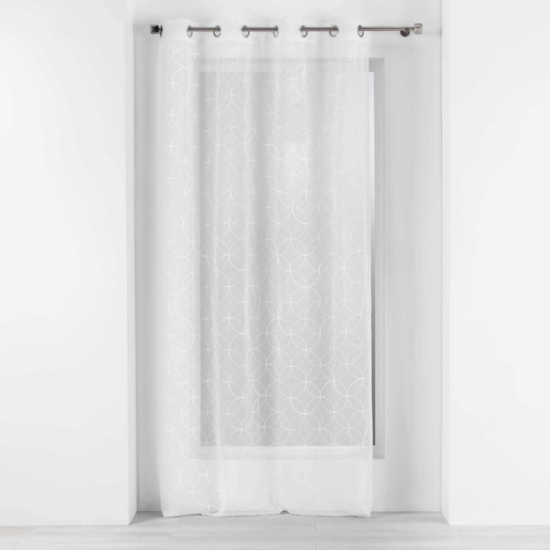 Tenda trasparente (140 x 240 cm) Olympia Bianco - Tende/Tende trasparenti/  Tende a rullo - Eminza