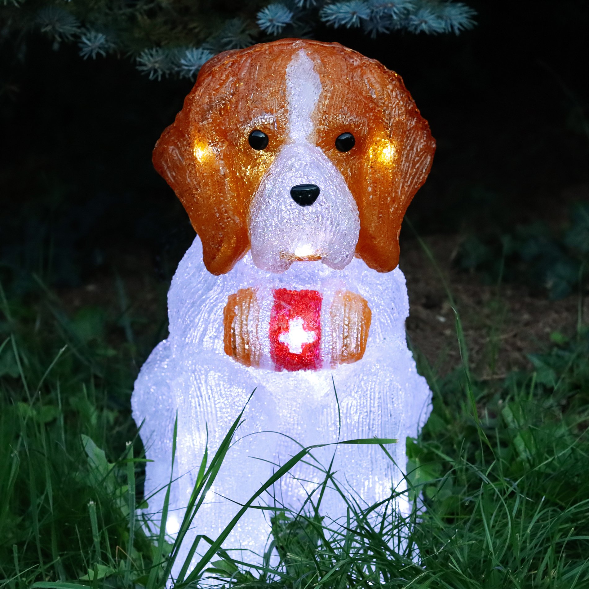 Lapin lumineux Croque-Carotte Blanc froid 20 LED - Décoration lumineuse -  Eminza