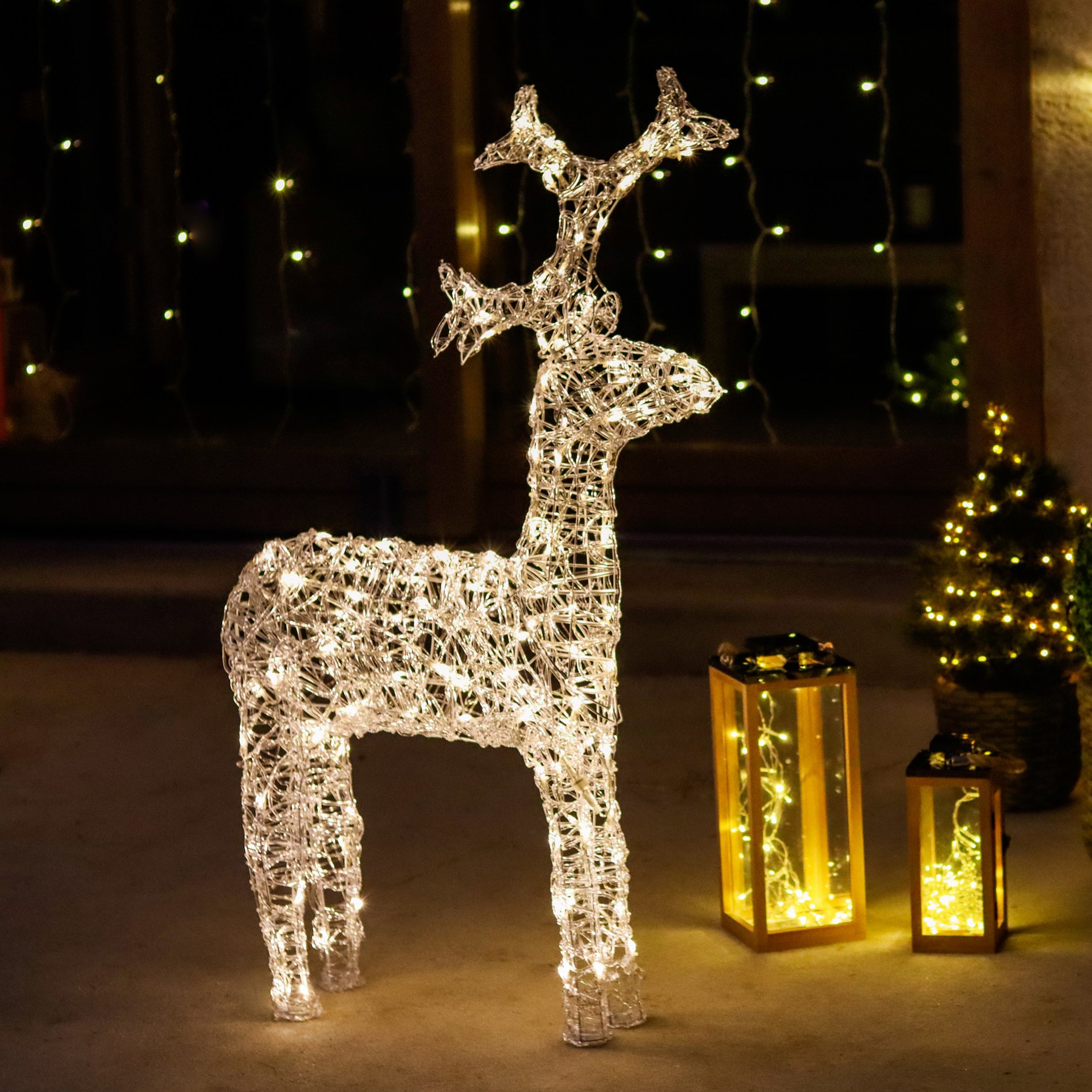 LED Rentier Pilou Warmweiß 120 LEDs - Weihnachts-beleuchtung - Eminza