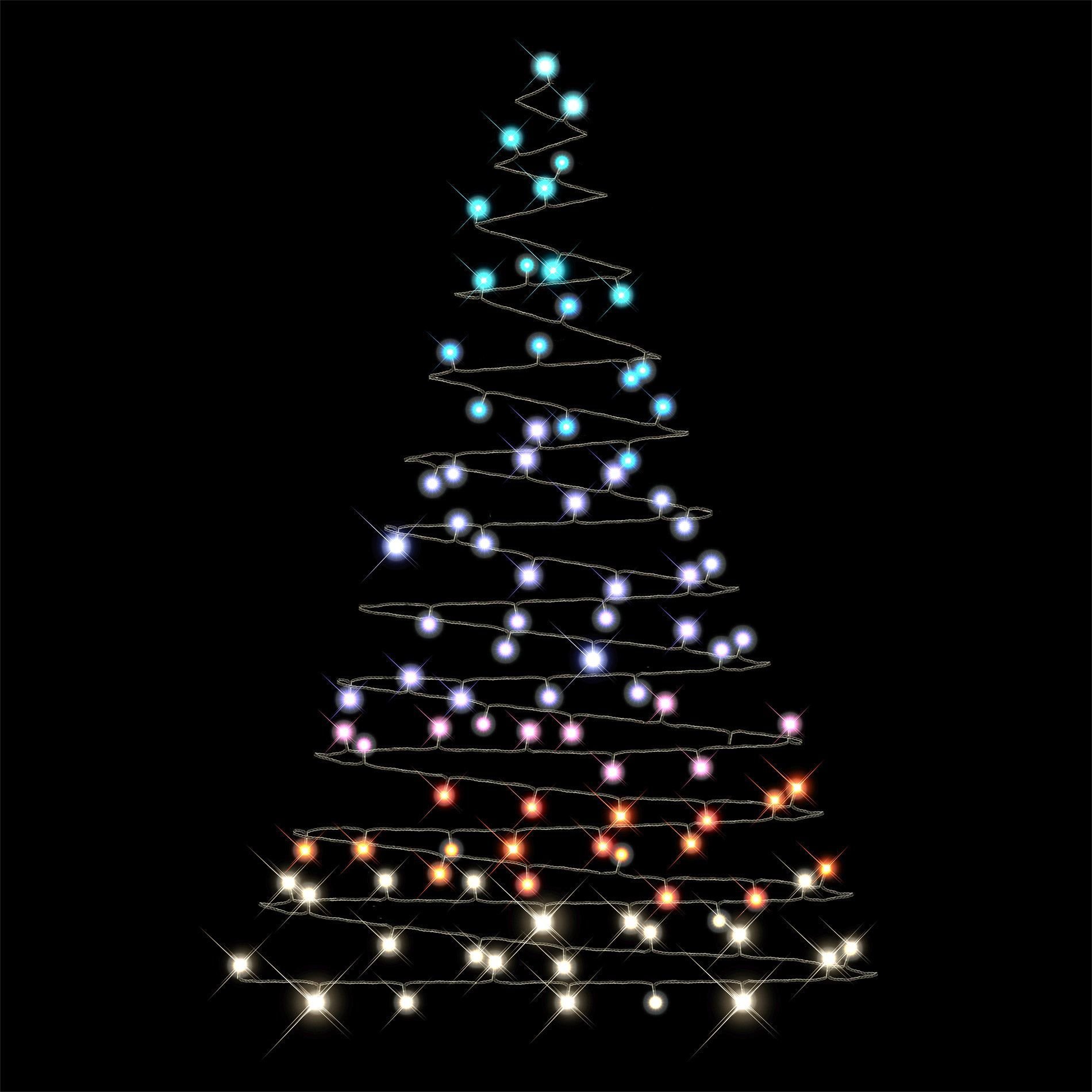 Guirlande lumineuse clip photo Goobay 10 LED Sapin de Noël
