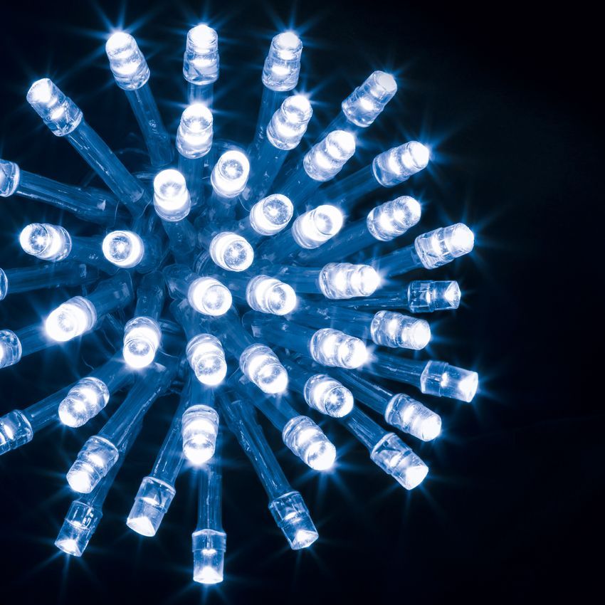 Guirlande lumineuse Timer 50 m Bleu 500 LED CT - Décoration