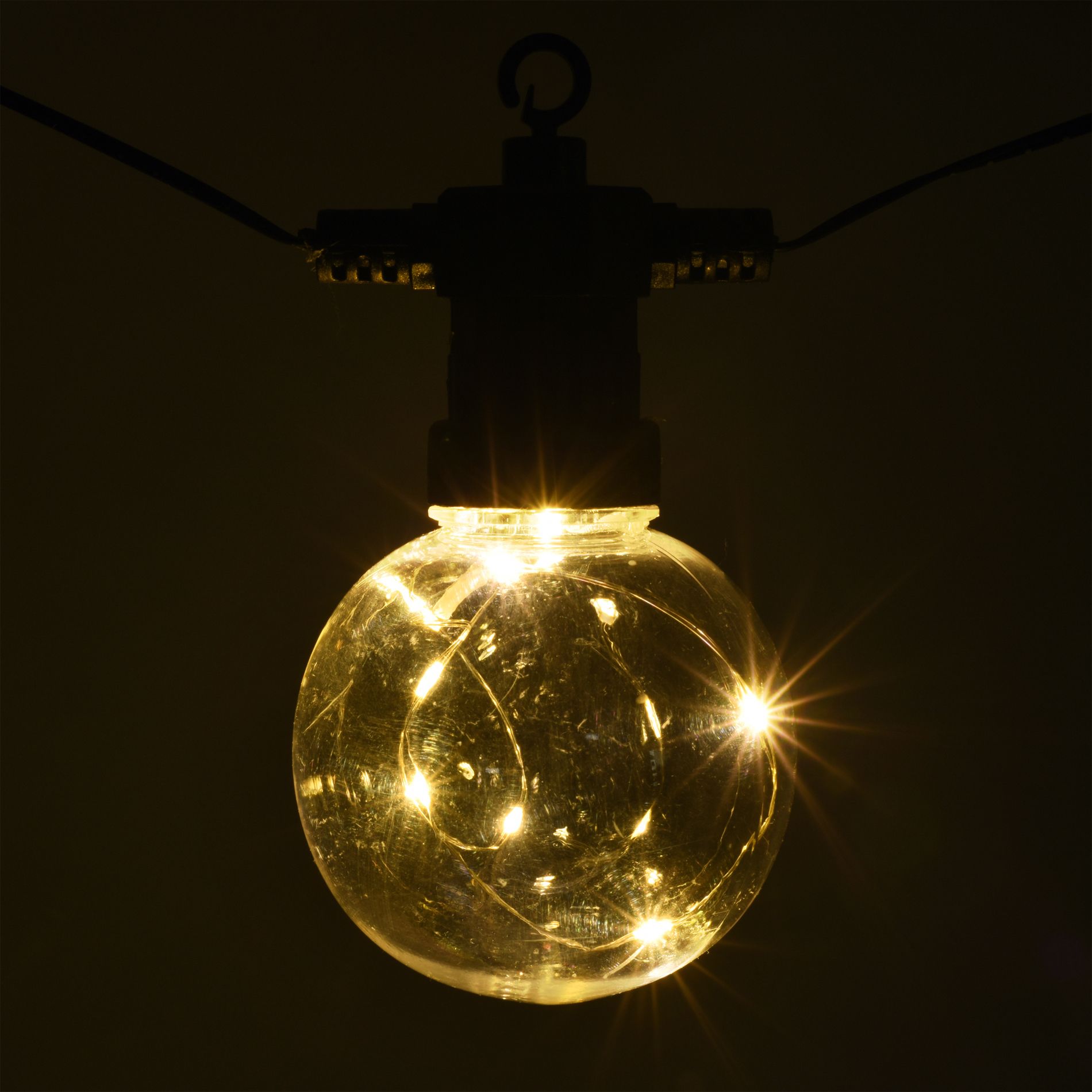 Guirlande lumineuse Ampoule à piles Blanc chaud 80 LED