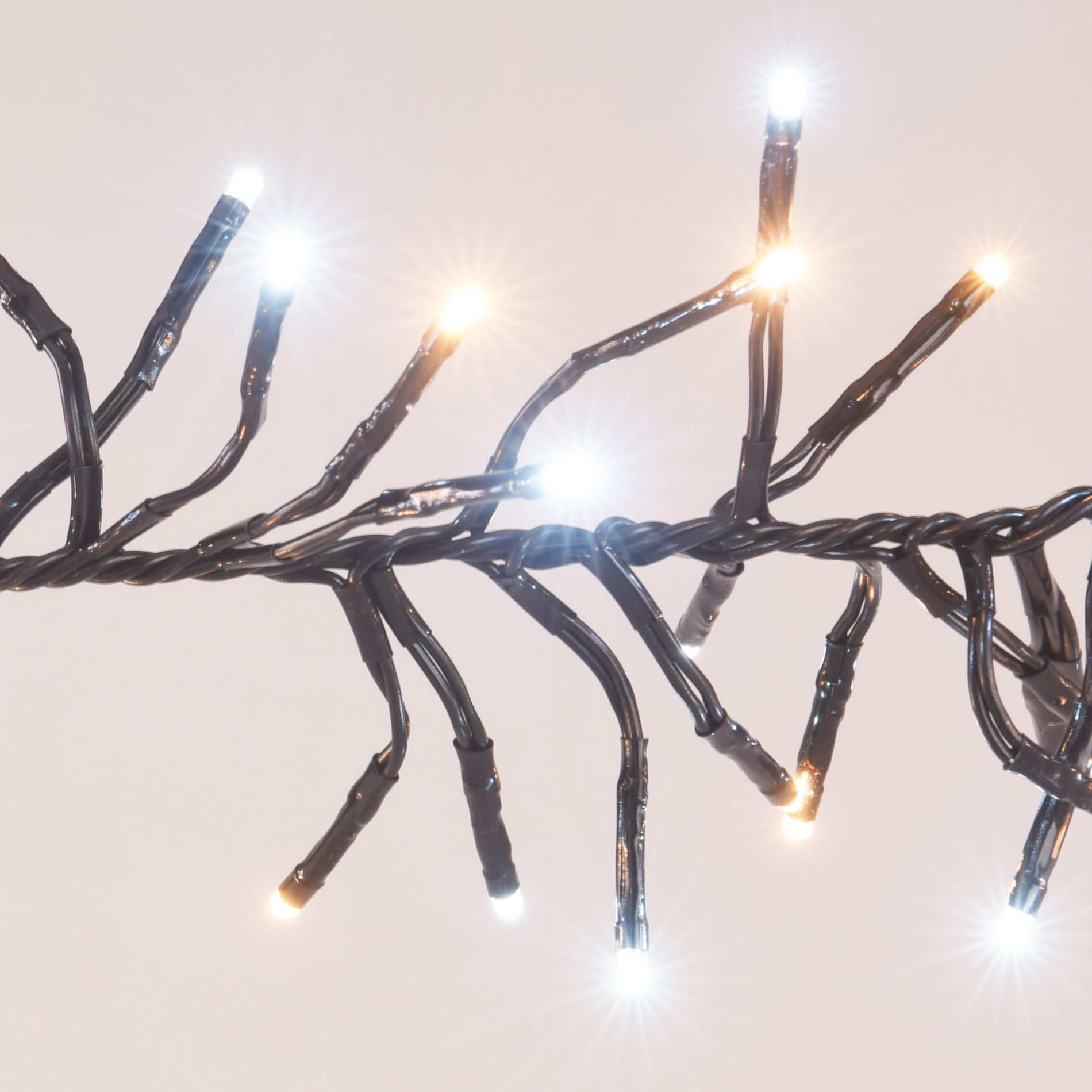 Guirlande lumineuse avec 80 LED Blanc froid, decoration Noel - Badaboum