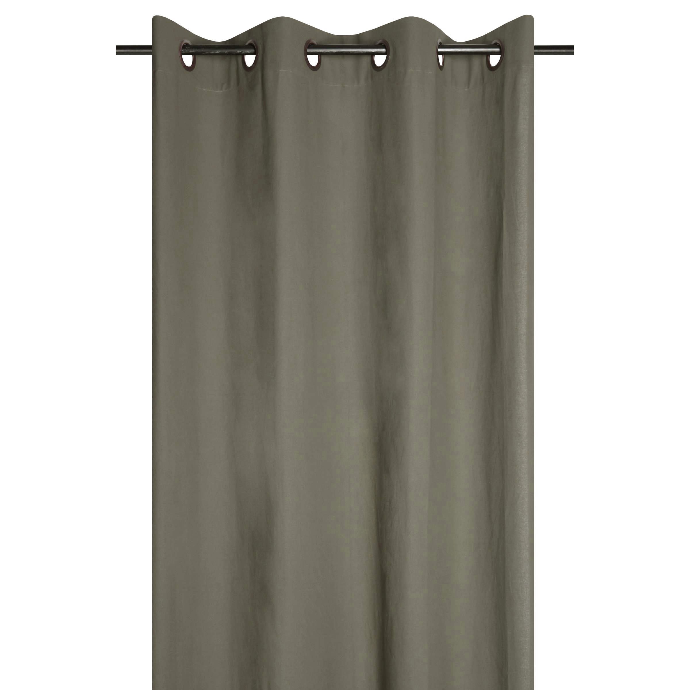 Tenda regolabile lino lavato (140 x max 270 cm) Louise Verde rosmarino -  Tende/Tende trasparenti/ Tende a rullo - Eminza
