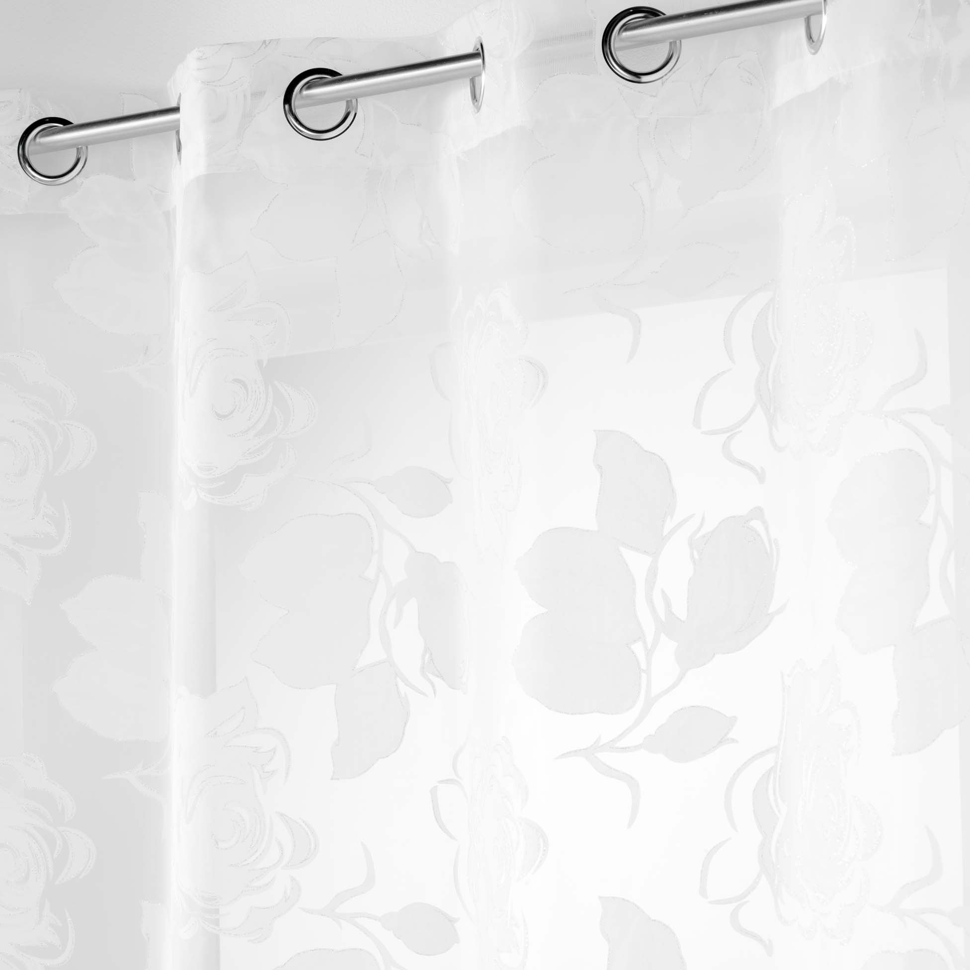 Tenda Vela Soleil D'ocre Natacha In Poliestere, Bianco, 140 X 250 Cm Con Occhielli