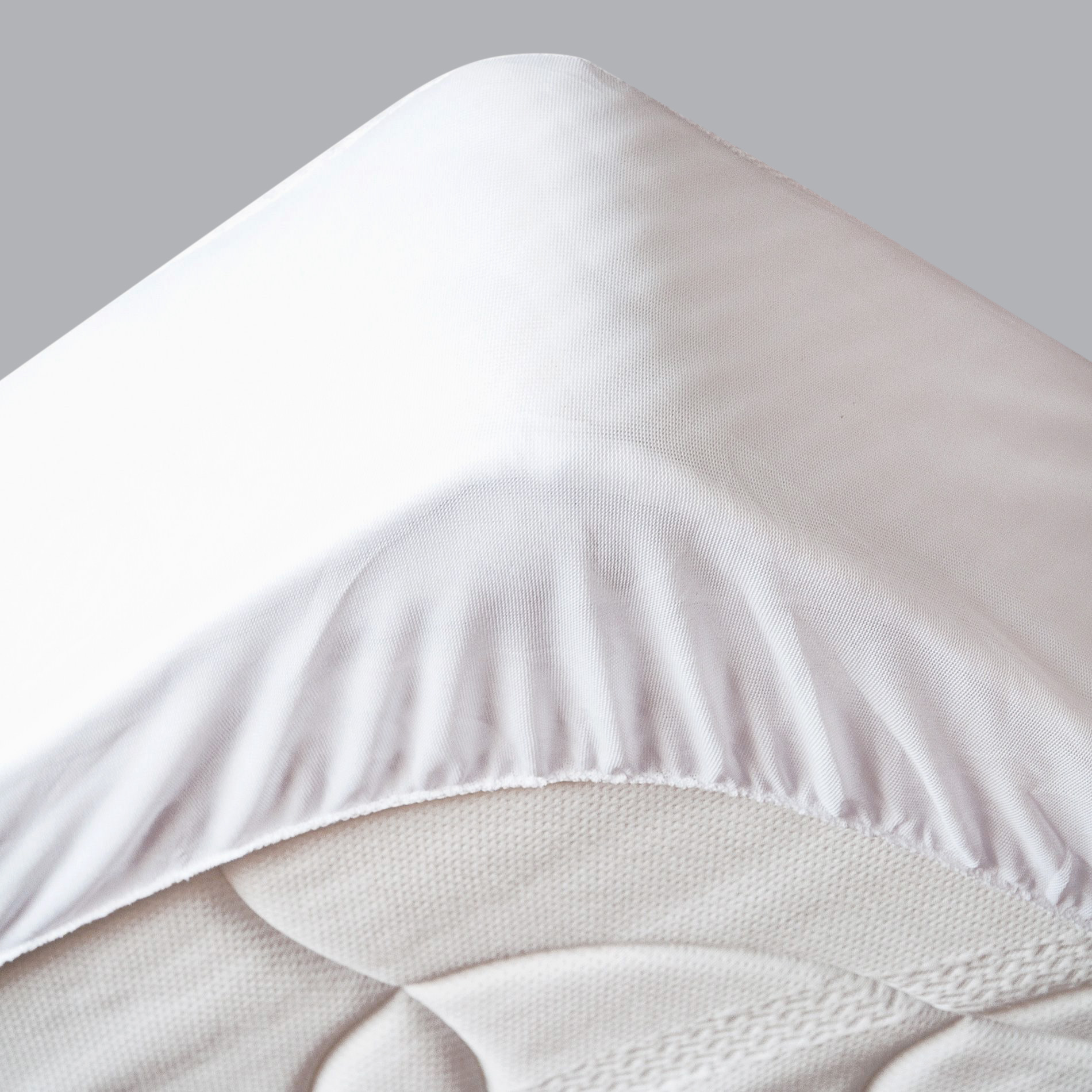 Protège-matelas imperméable (140 x 190 cm) Tricia Blanc - Linge de