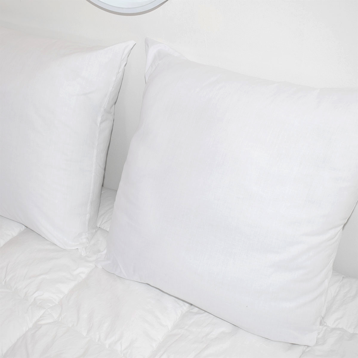 Cuscino letto quadrato antiacaro (60 cm) Sirius Bianco - Biancheria da  letto - Eminza