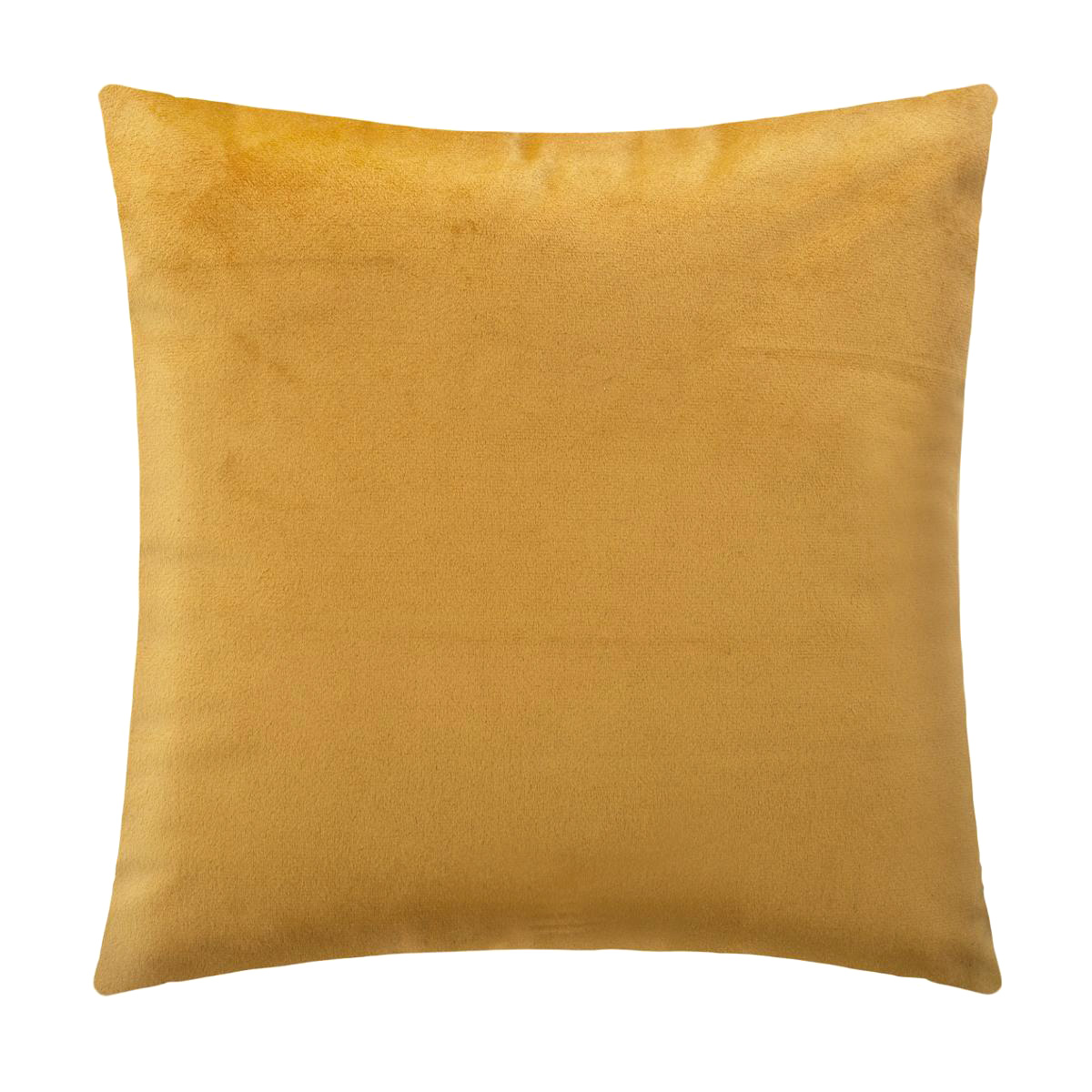 Cuscino quadrato velluto (40 cm) Tresseo Giallo ocra - Tessuto decorativo -  Eminza