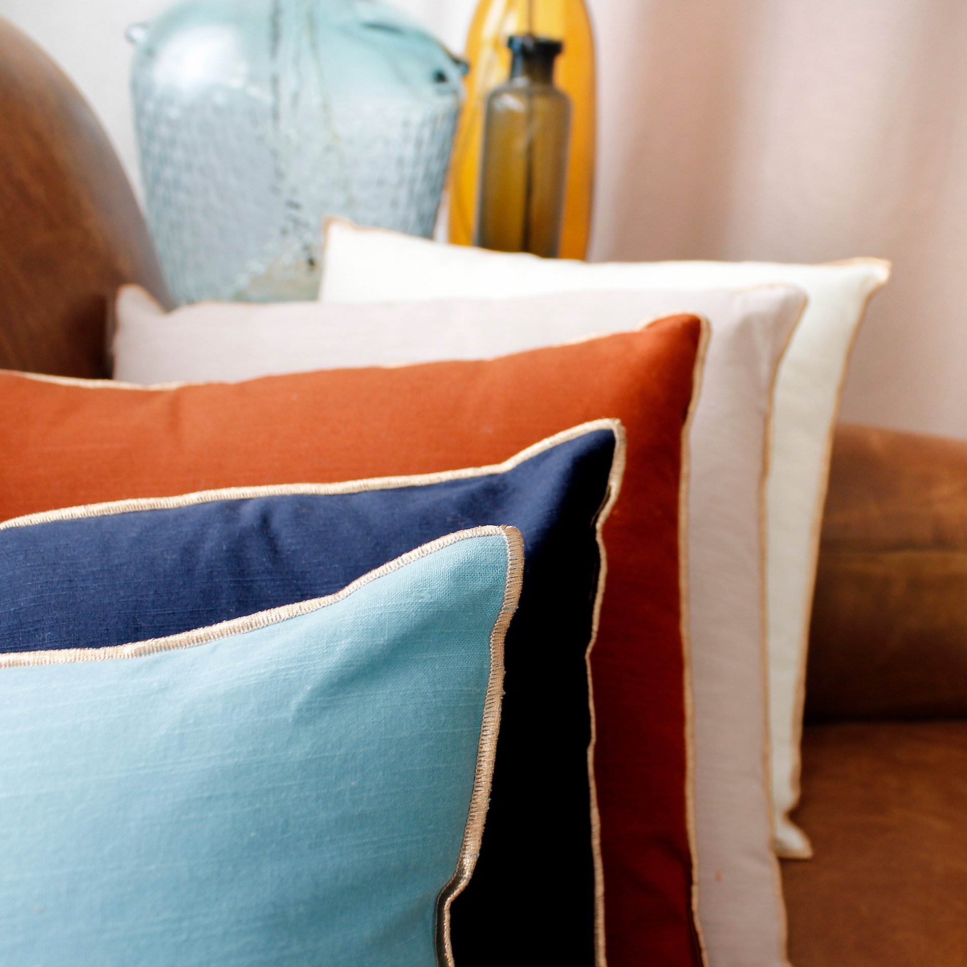 Coussin De Chaise Carré 40x40 Cm - Housse Amovible Et Lavable - Couleurs Variées (rouge, Bleu, Gris...) - Pour Intérieur, Terrasse, Bureau