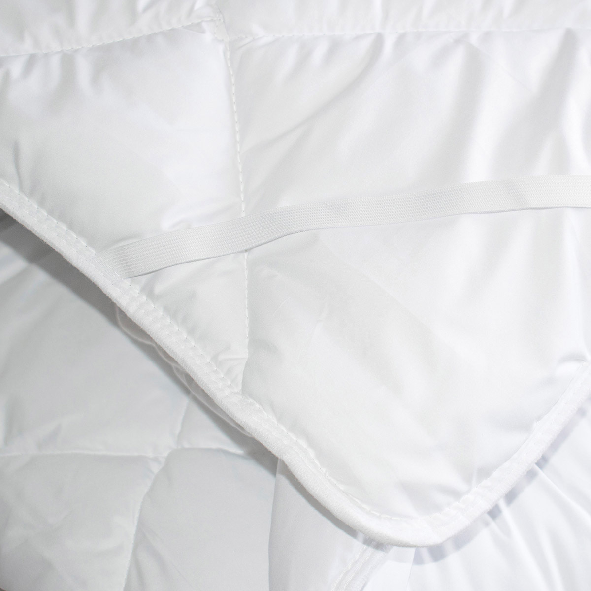 Protège-matelas imperméable (160 x 200 cm) Tricia Blanc - Linge de lit -  Eminza