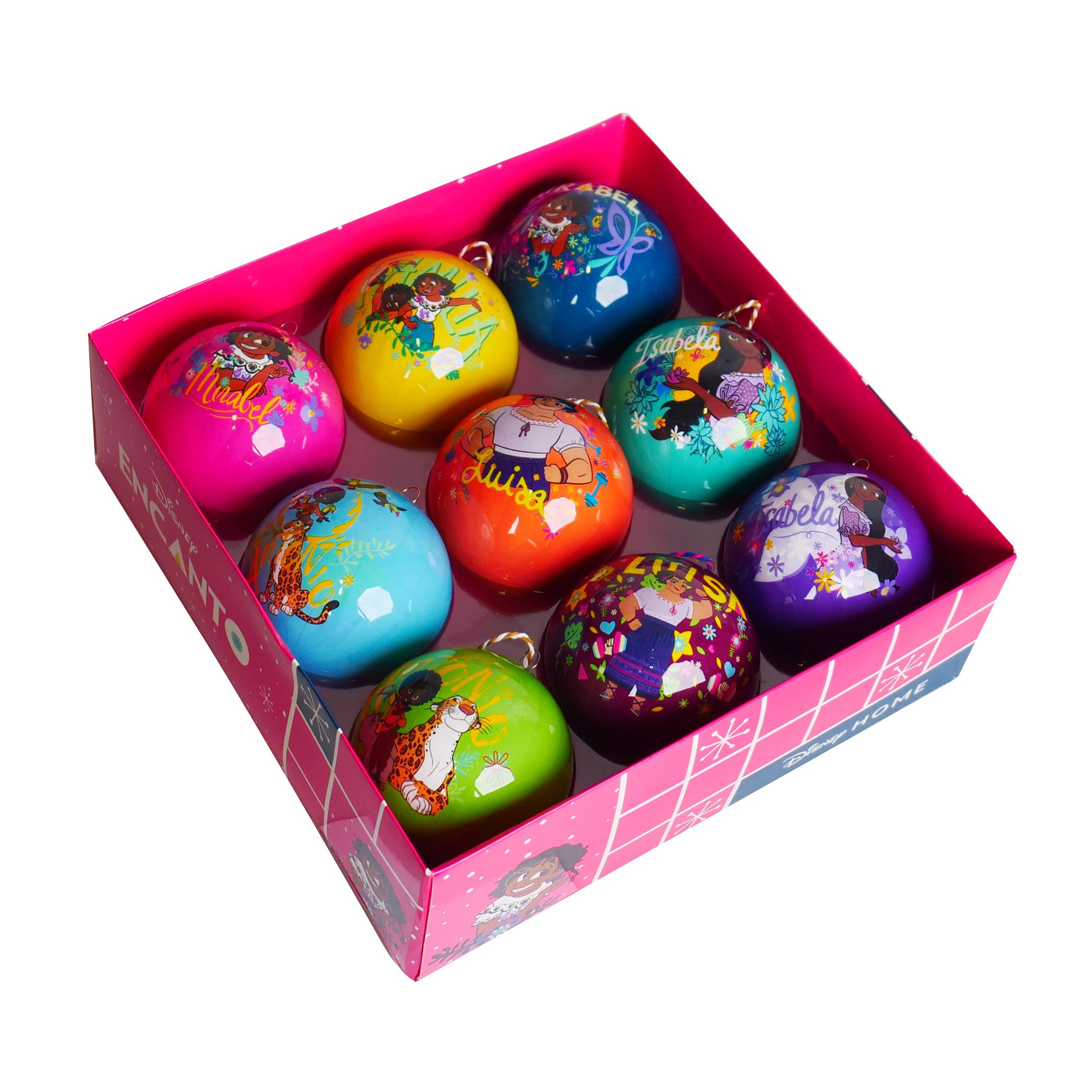 Boules De Noël En Porcelaine Portmeirion - Multicolores - 6,6 Cm - Lave-vaisselle & Micro-ondes Safe
