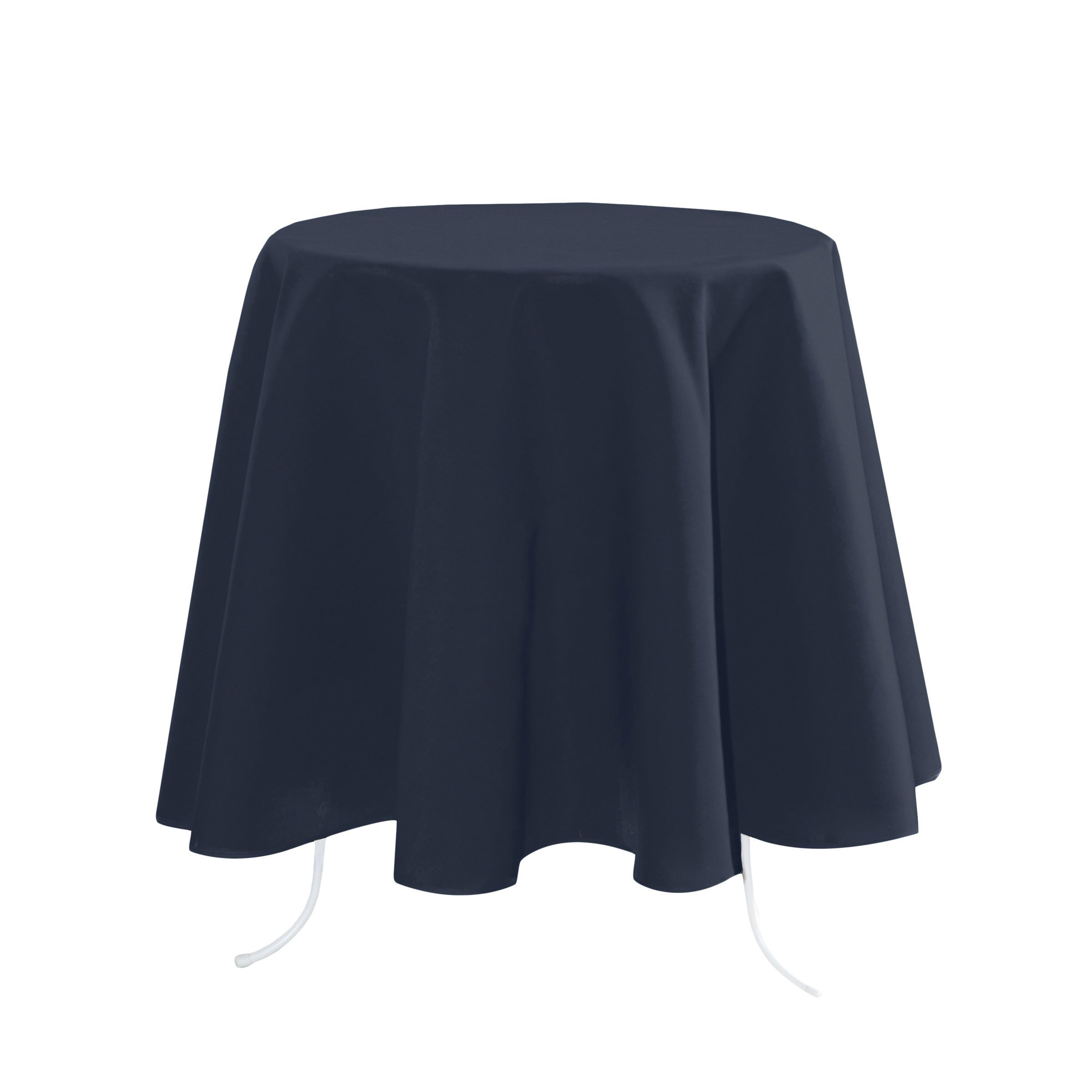 Tovaglia rotonda (180 cm) Nelson Blu marino - Biancheria tavola e cucina -  Eminza