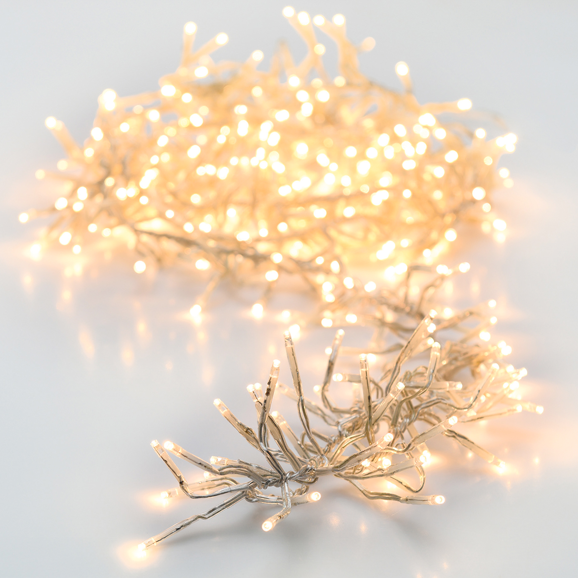 Guirlande lumineuse BOA blanche chaud LED extérieure
