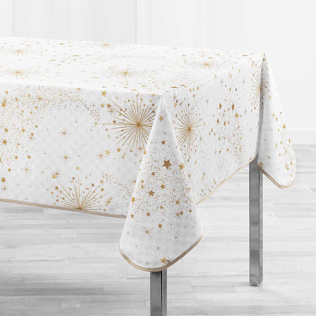 Tovaglia Cerata Natalizia ANRO 240x140cm: Rossi Orlati, Antimacchia Per Interni/Esterni