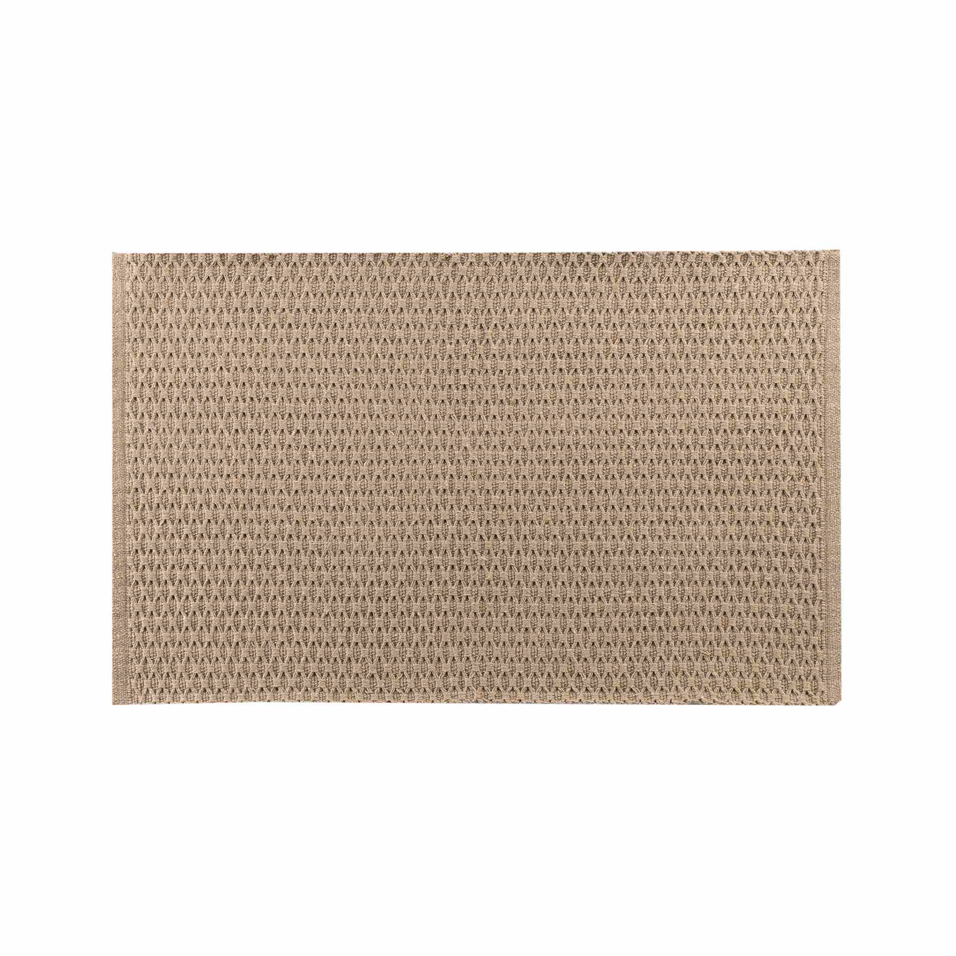 Tappeto Sardo In Puro Cotone Giglio Grigio Cm 50x80 | Leroy Merlin